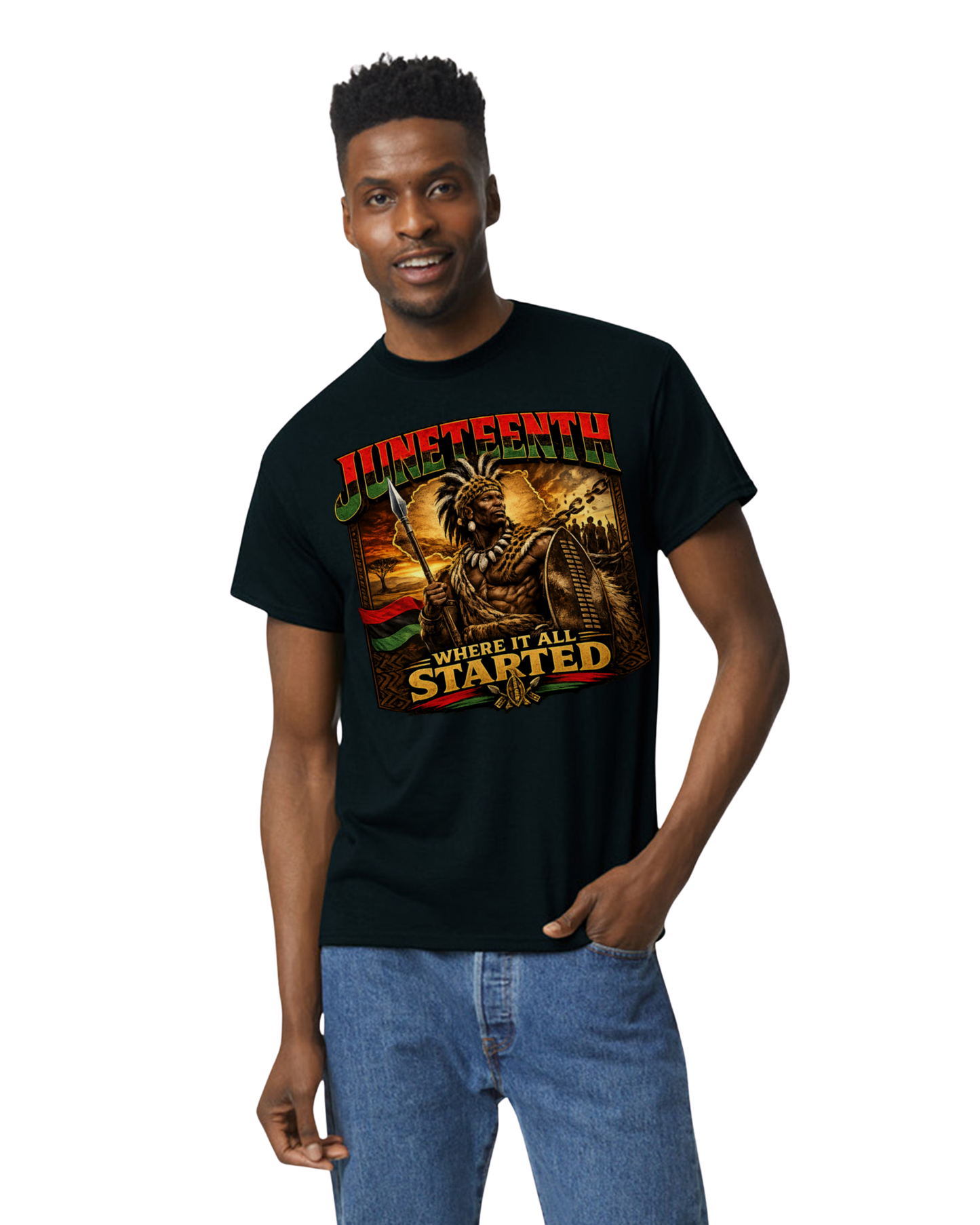 Juneteenth "Where It All Started" T-Shirt