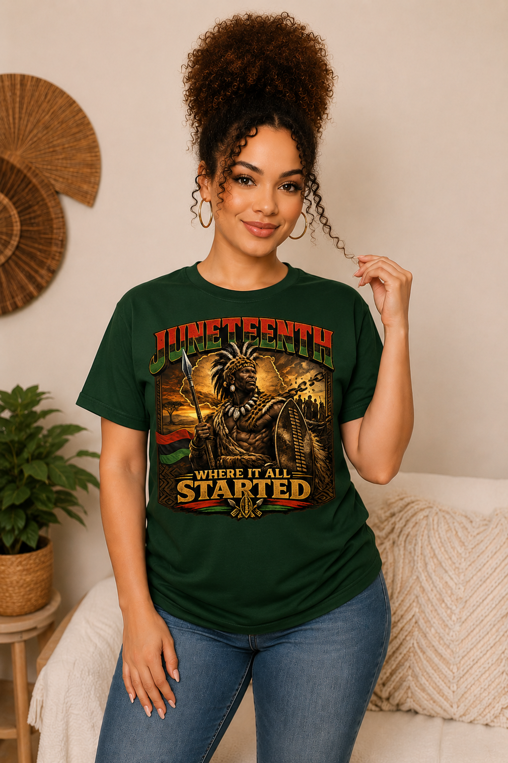 Juneteenth "Where It All Started" T-Shirt