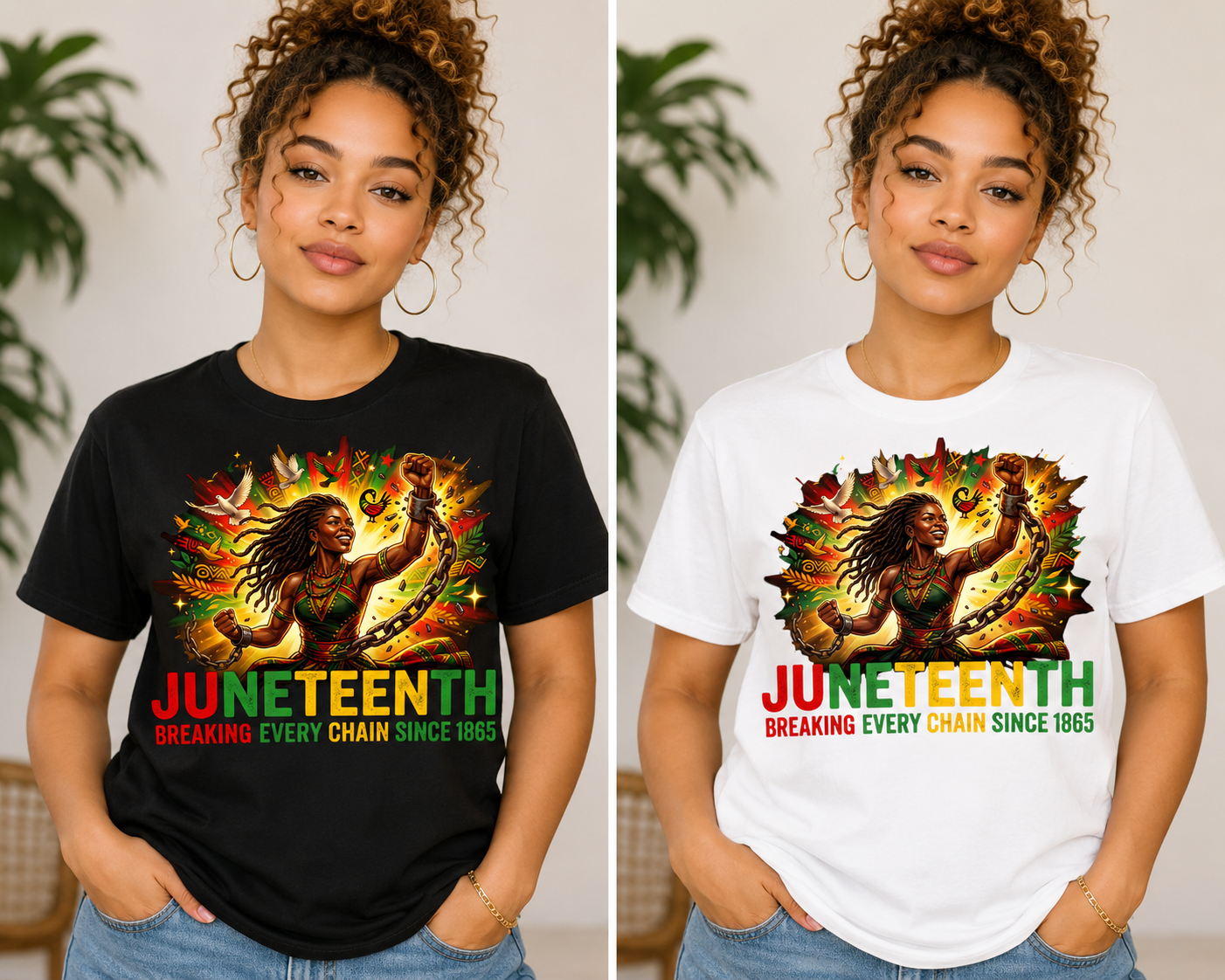 Juneteenth: Breaking Every Chain Since 1865 T-Shirt