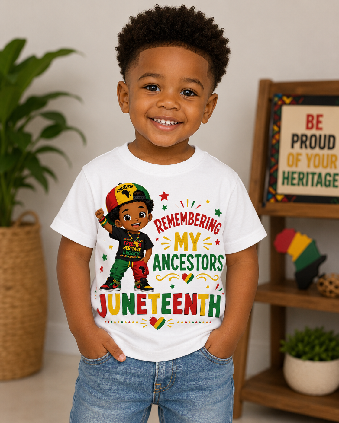 Remembering My Ancestors Juneteenth Toddler T-Shirt
