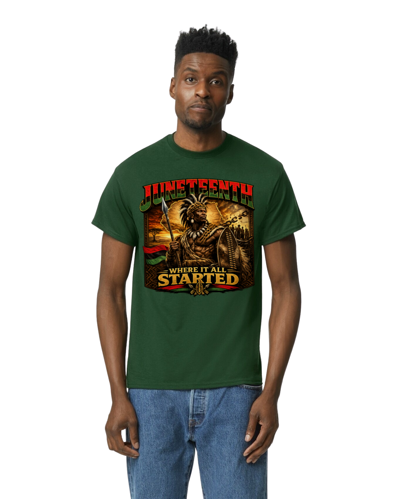 Juneteenth "Where It All Started" T-Shirt